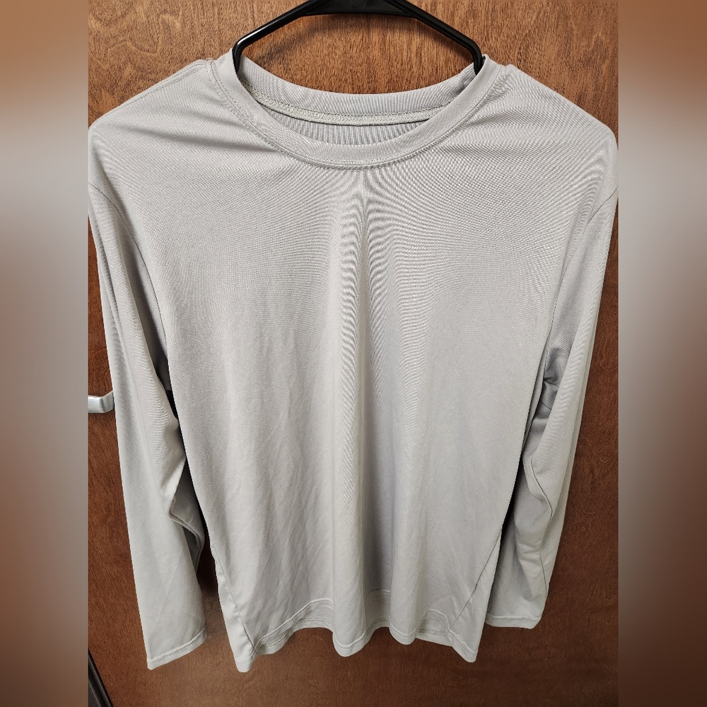 Tan Small Long Sleeve Lightweight Cool Top